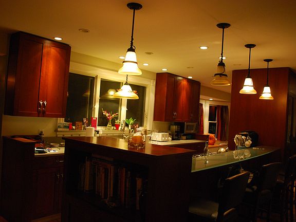 Custom Kitchen with stainless appliances