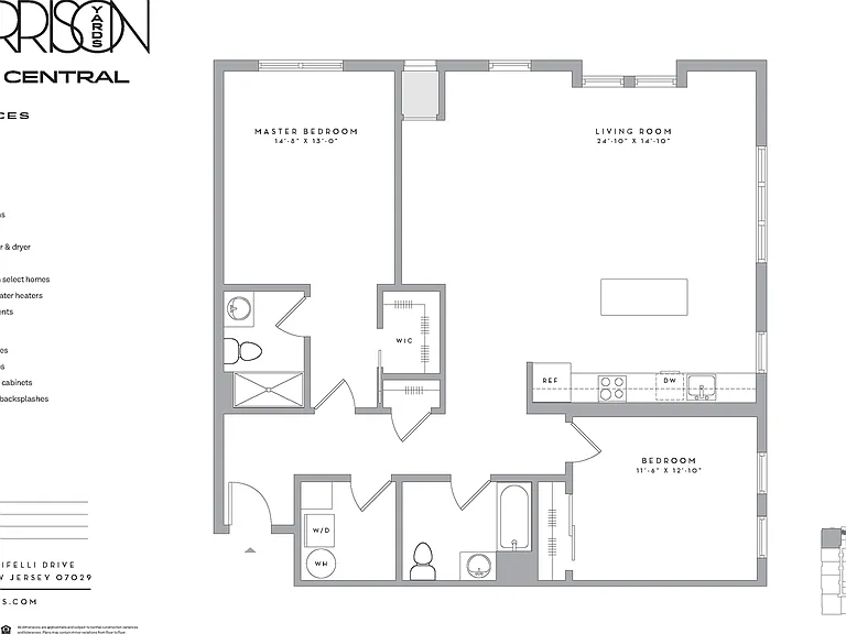 ASTU2 floor plan Harrison Yards