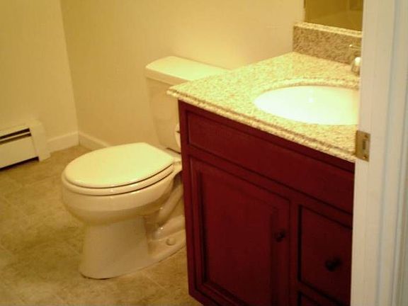 New sink & toilet