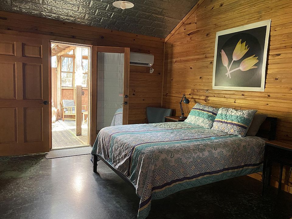 Bedroom looking out over the courtyard