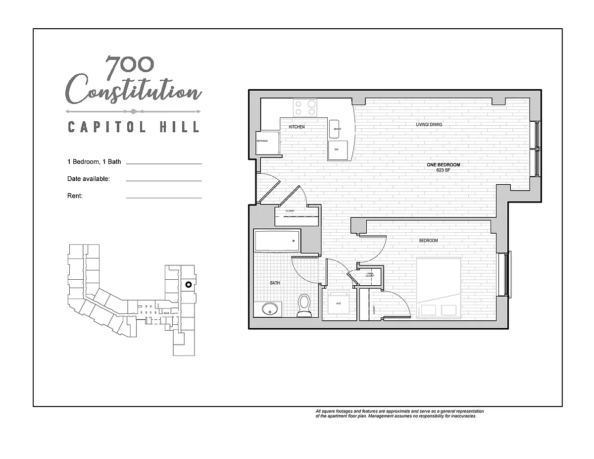 Floor plan 1B 1B T19