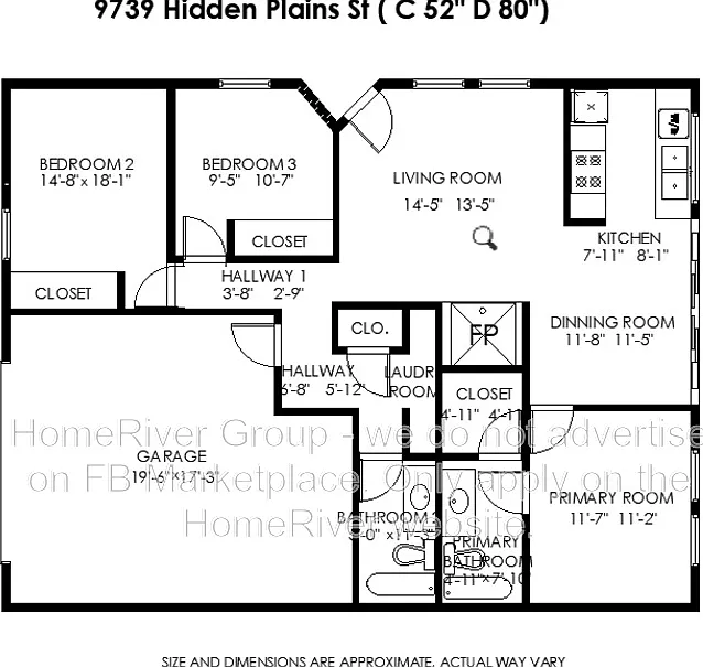 3 bed, 2.0 bath, 1075 sqft, $1,545 — Photo 2