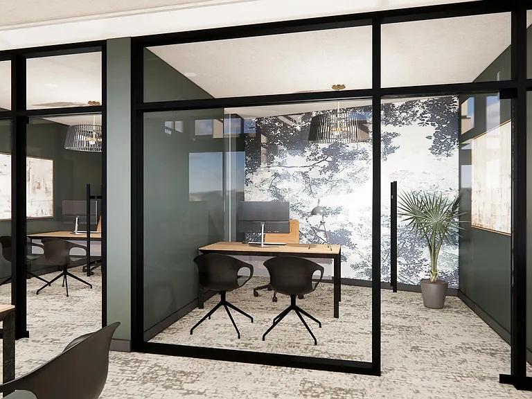 From the coworking lounge to quiet privacy pods, Modera Bridle Trails offers comfortable spaces designed for productivity.