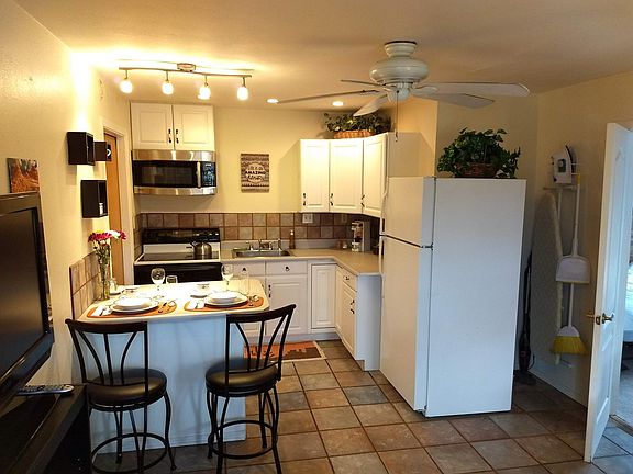 Fully stocked kitchen