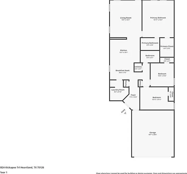3 bed, 2.0 bath, 1408 sqft, $1,800 — Photo 2