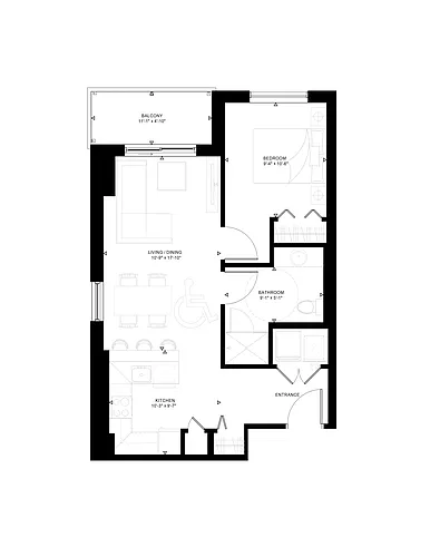Floor plan 801