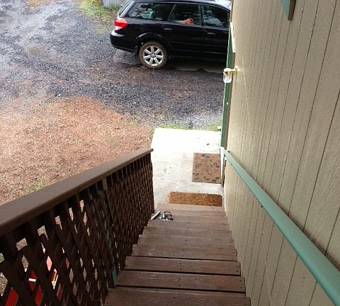 Entrance to upper Studio Apt