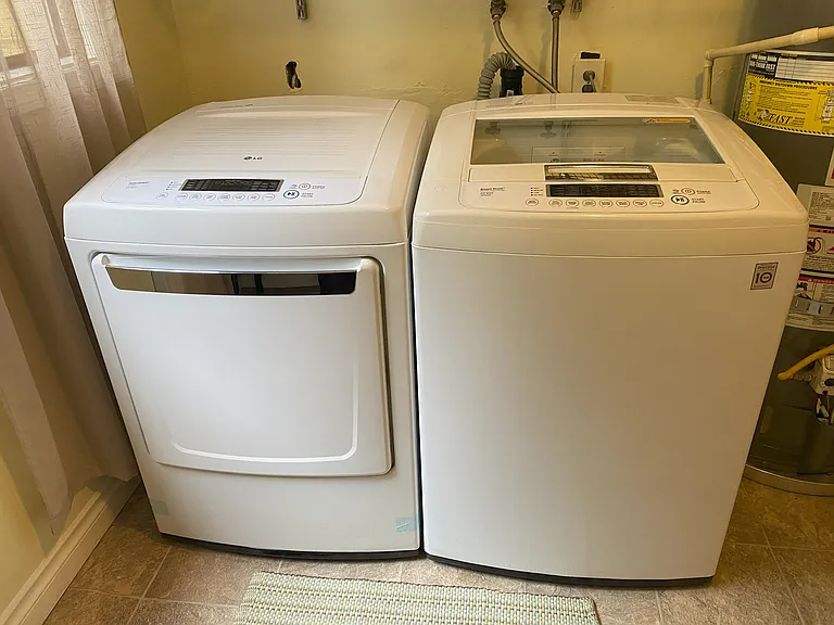 Laundry Room- Full Size Washer and Dryer