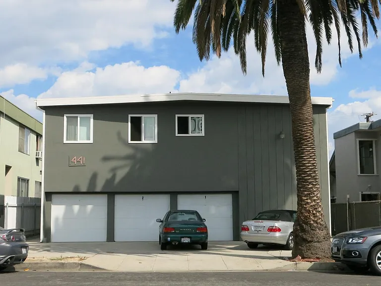 front of building