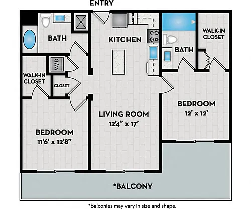 Floor plan 22F1 / Grenache