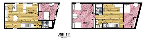 Floor plan 4 Bedroom 2 Bath