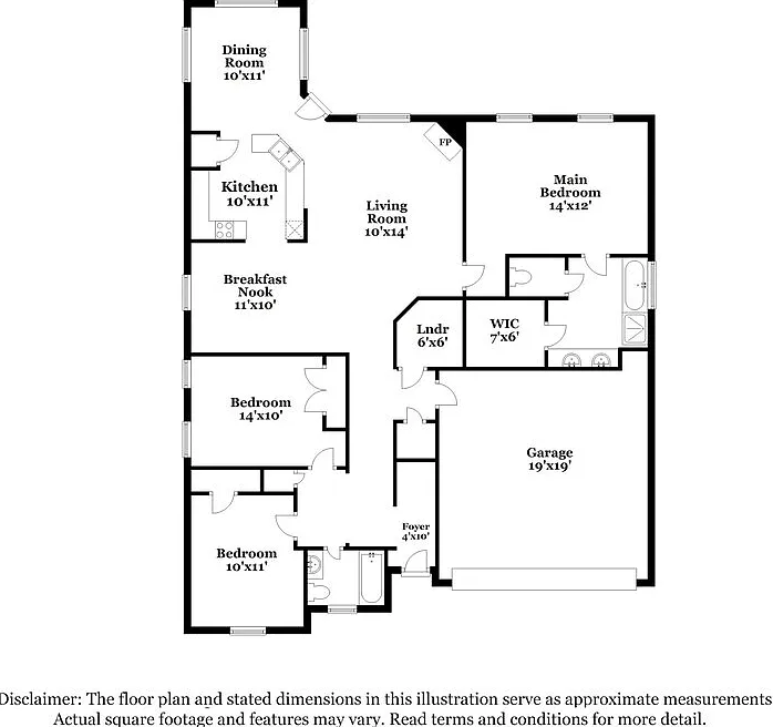4 bed, 3.0 bath, 2470 sqft, $2,420 — Photo 2