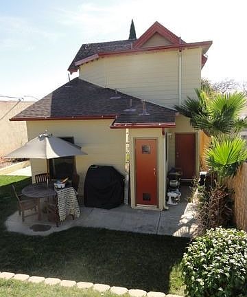 Rear of home