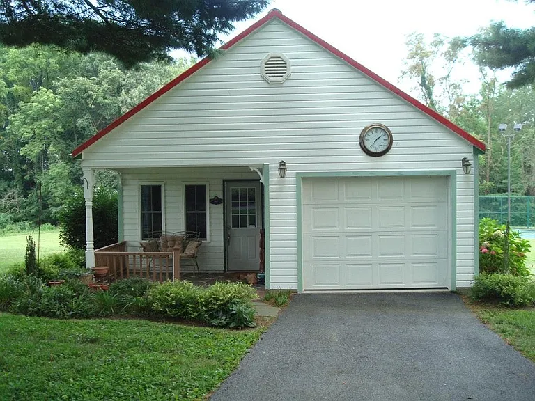 Detached Garage...car and mower