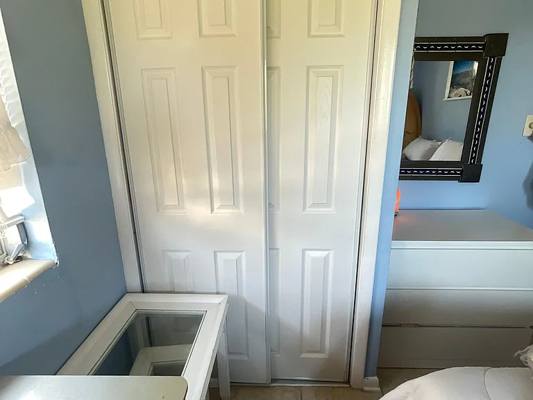 Closet inside the bedroom