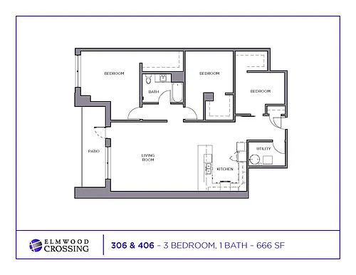 Floor plan 406