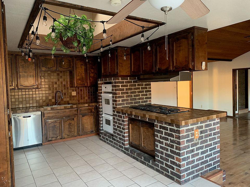 Kitchen with skylight