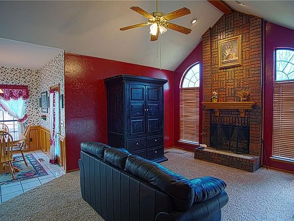 Family Room w/ Fireplace and Wet Bar