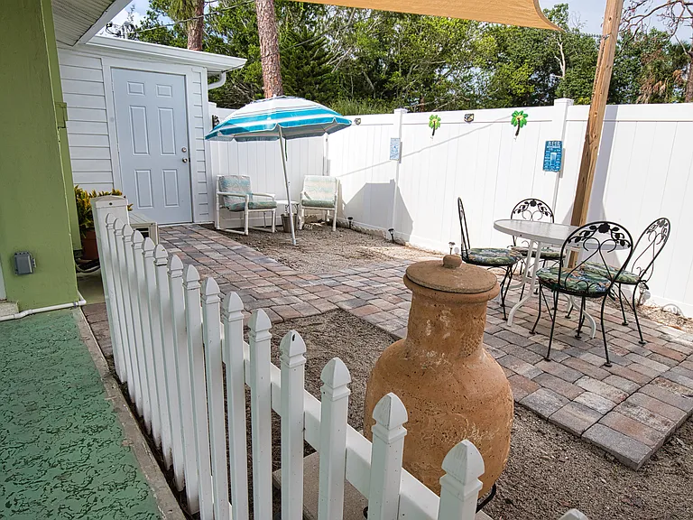 Backyard patio