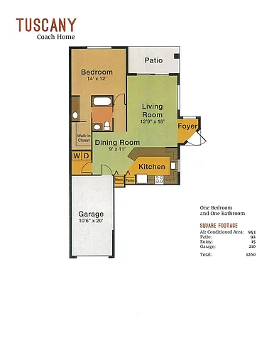 Floor plan Tuscany