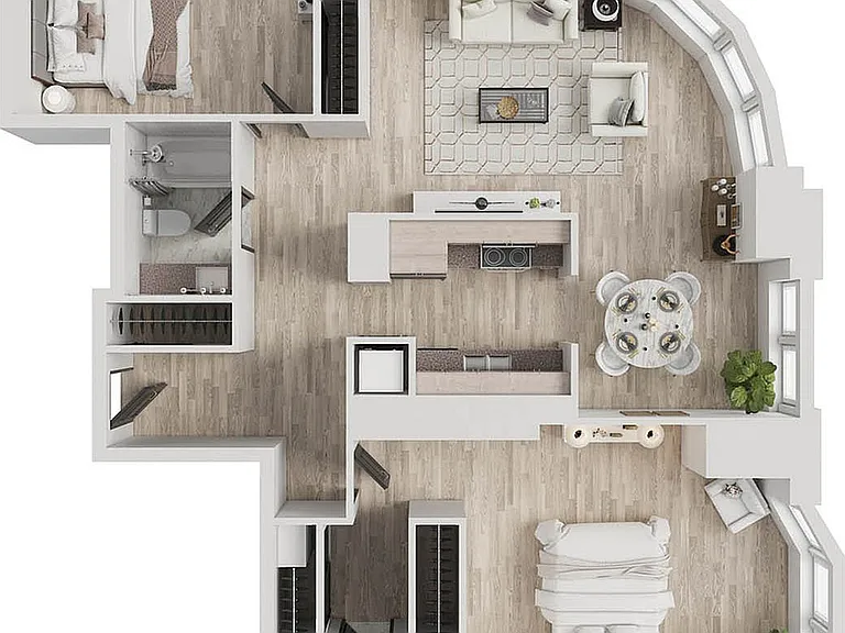 C | 2-Bedroom Floorplan C | 2-Bedroom Floorplan