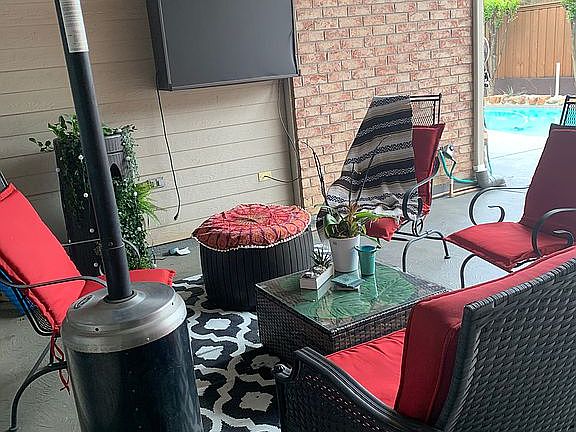 Covered patio