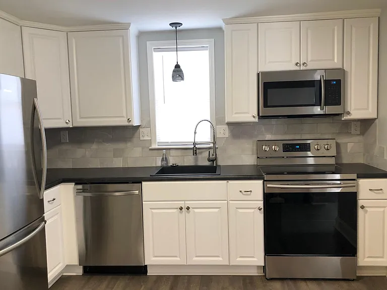 All new stainless steel appliances