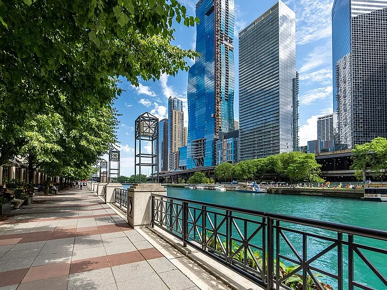 The iconic Riverwalk is just seconds away from your home