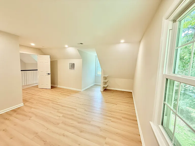 Upstairs master with bright natural light