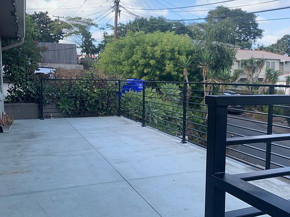 Private deck with view