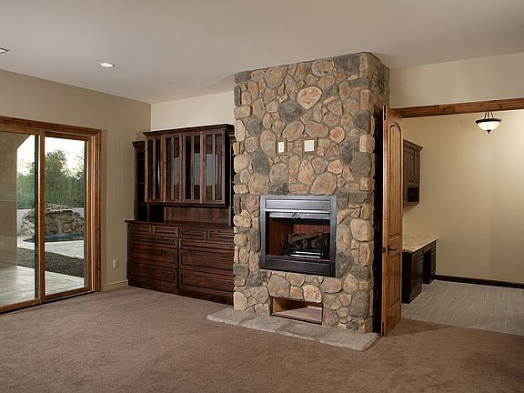 Master bedroom with coffee bar