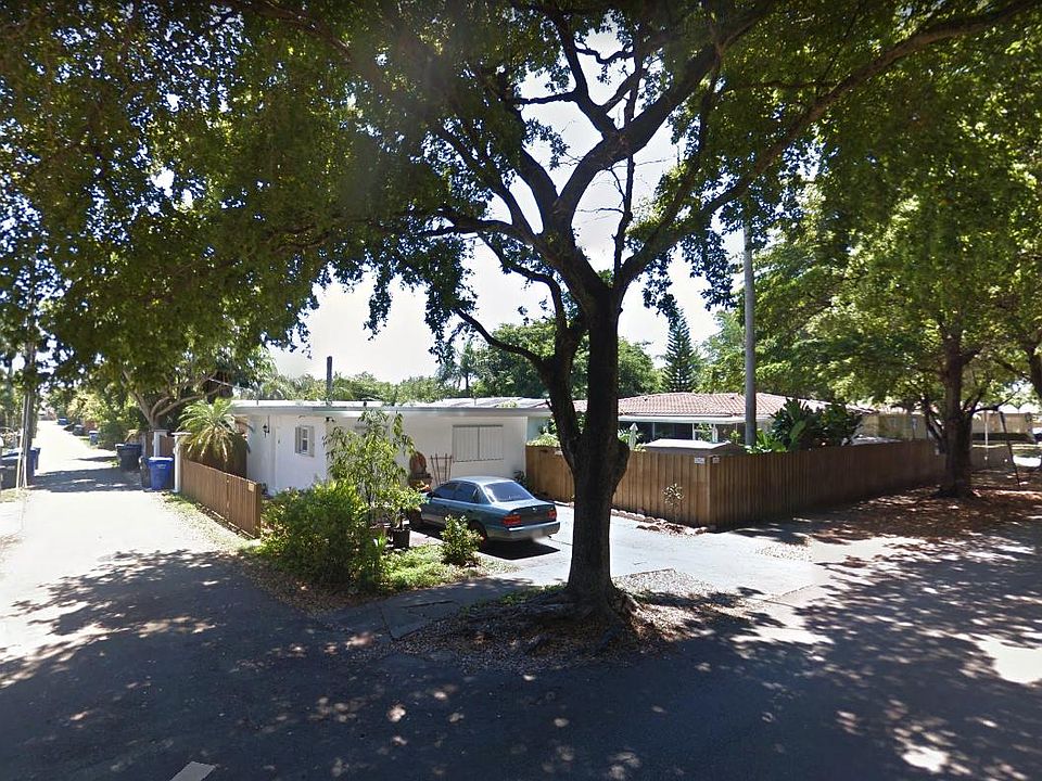 front of the apartment