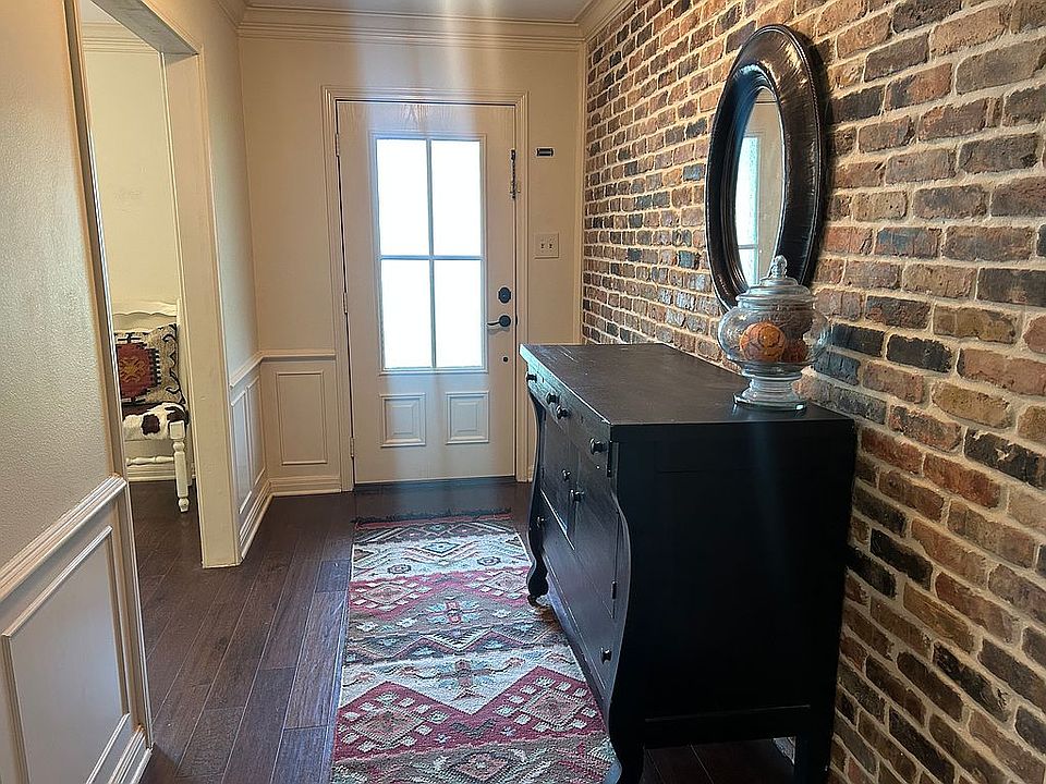 Original brick in entryway