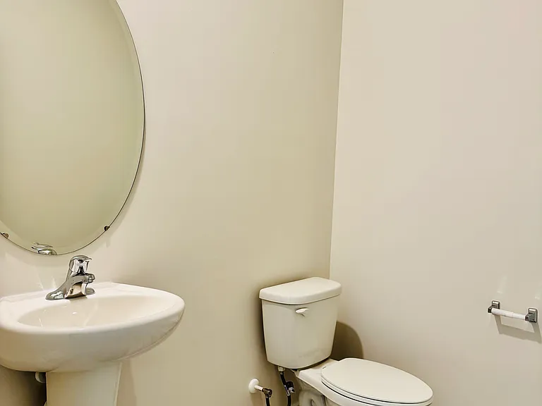 Half bathroom on the first floor.