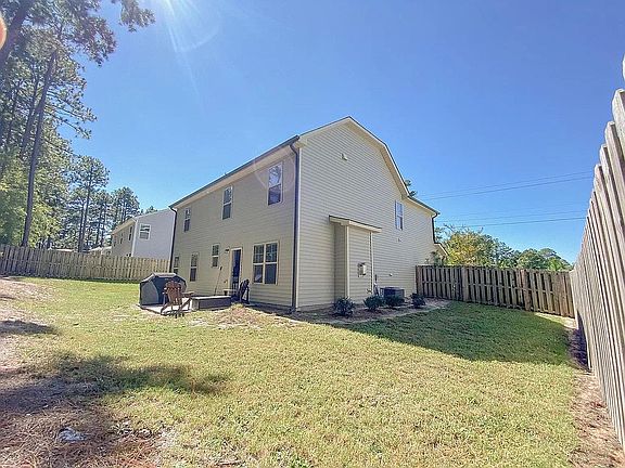 Large fenced-in backyard