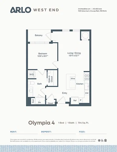 Floor plan Olympia 4