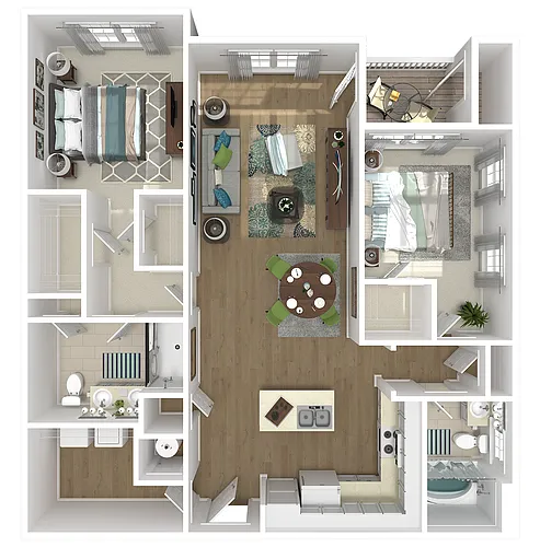 Floor plan Vanderbilt