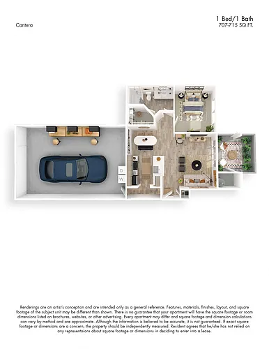 Floor plan A1 Garage