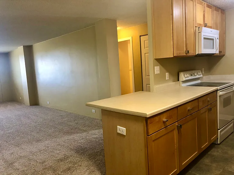 Entertainment kitchen island. micorwave & range.