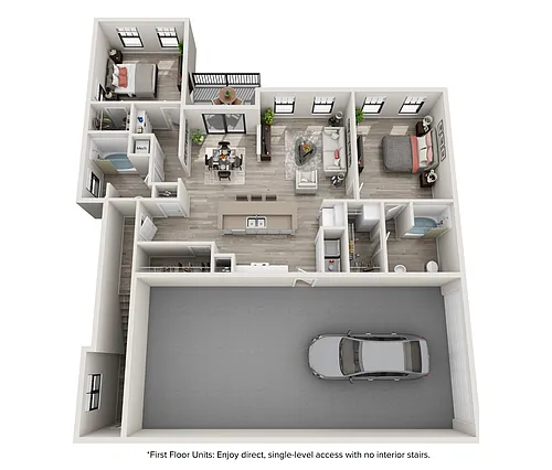 Floor plan B3G