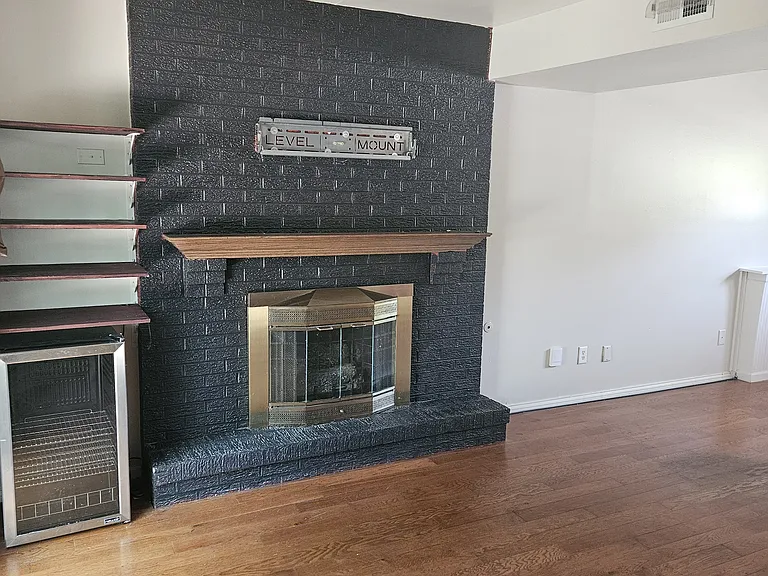 Entertainment area and Fireplace