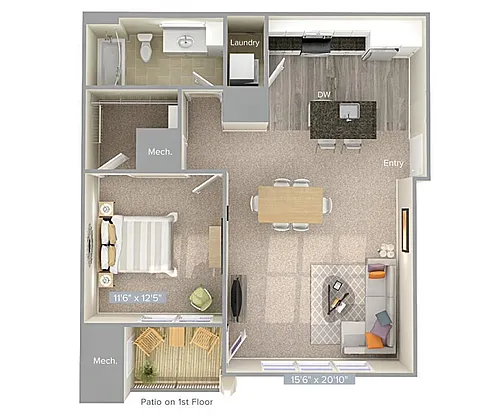 Floor plan A2-1-852-fst