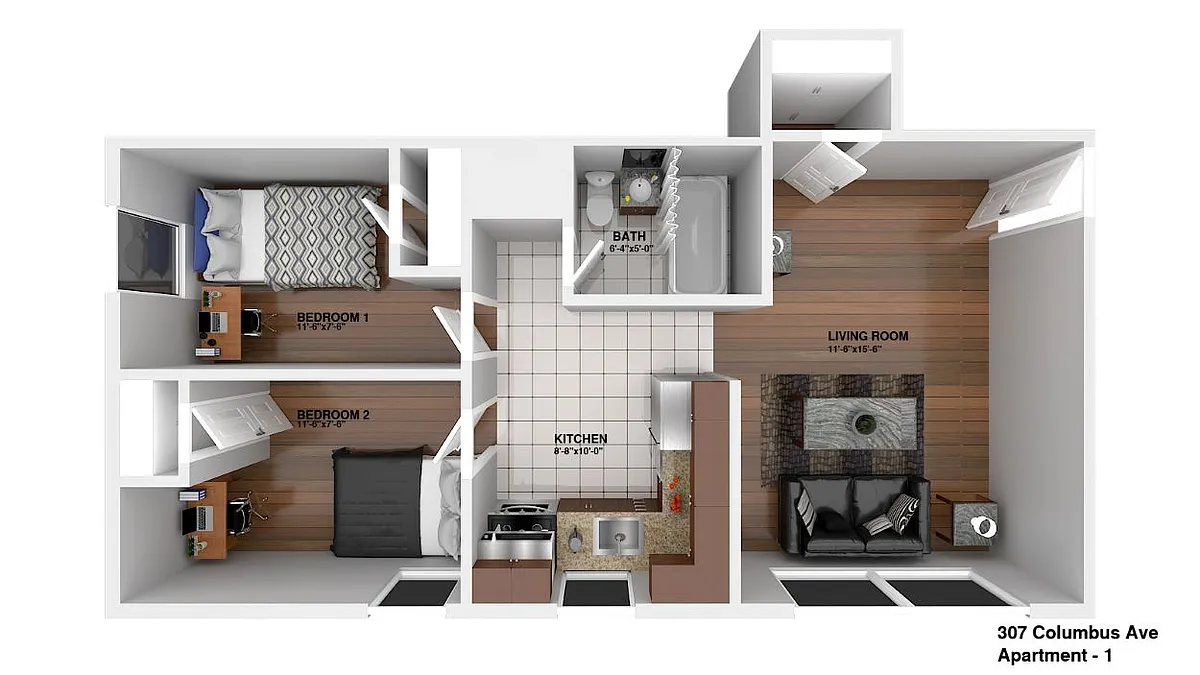 Building Photo - 307 Columbus Ave #11