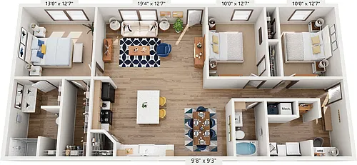 Floor plan Bellevue