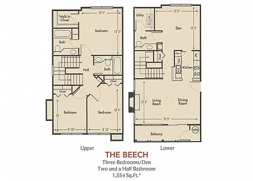Floor plan Beech - Classic