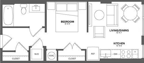 Floor plan Studio-S1