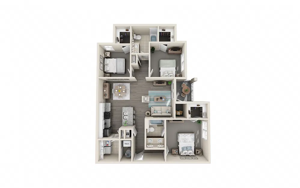 Floor plan The Sea Oak