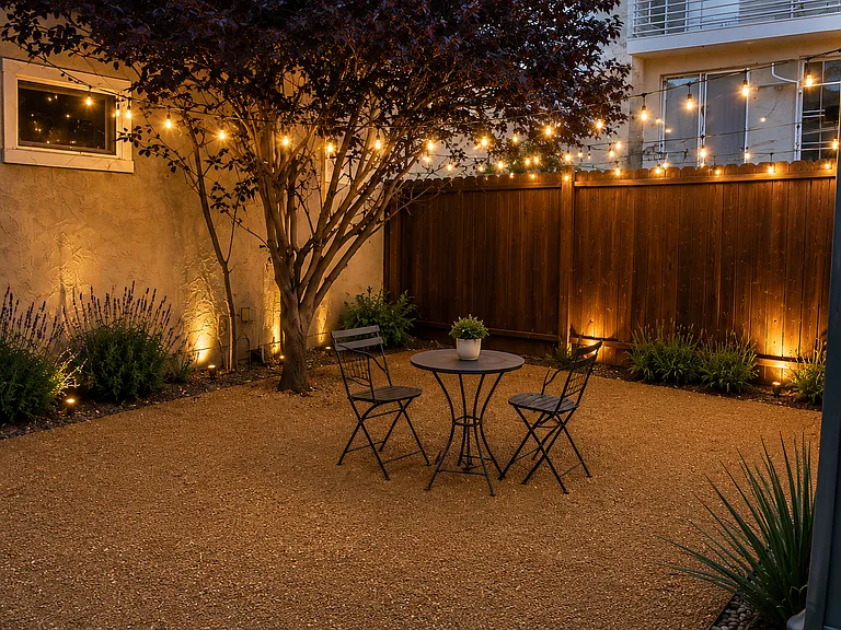 Virtually Staged - yard is currently a work in progresss