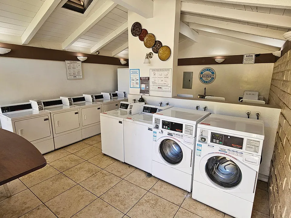 The laundry room
