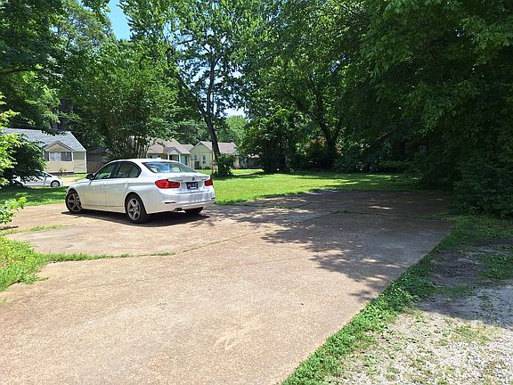 Parking pad and driveway